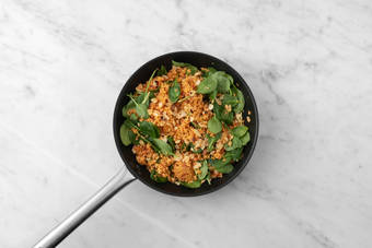 Ajouter les épinards