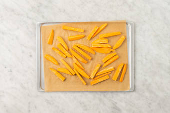 Préparer la patate douce