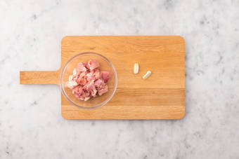 Tagliare gli ingredienti