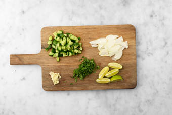 Förbered grönsaker