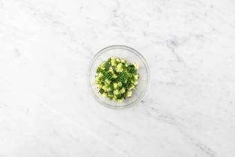 Für den Gurkensalat