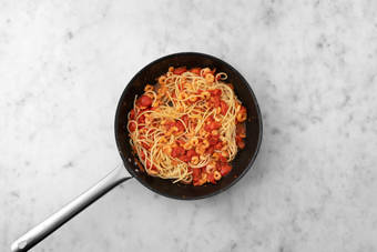 Mantecare gli spaghettoni