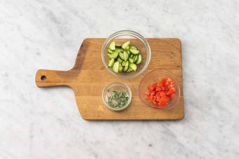 Prepara los vegetales