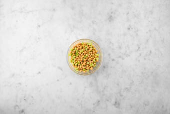 Prepara los garbanzos