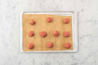 Form and bake meatballs