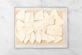 Faire les chips de tortilla