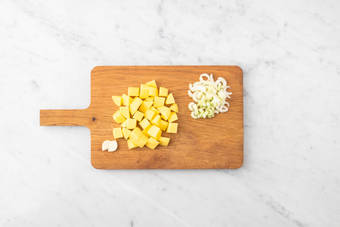 Tagliare gli ingredienti