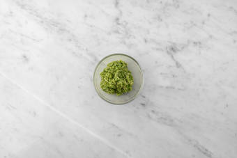 Prepara la mezcla de brócoli