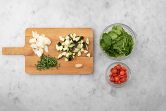 Förbered grönsaker