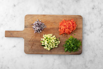 Forbered grøntsager