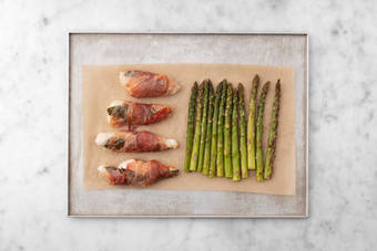 Hähnchen & Spargel zubereiten