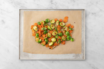 Finish roasting veggies