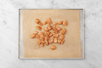 Prep and bake chicken