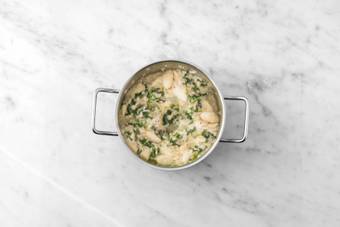 Risotto fertigstellen