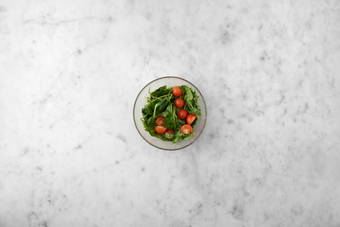 Make vinaigrette and finish salad