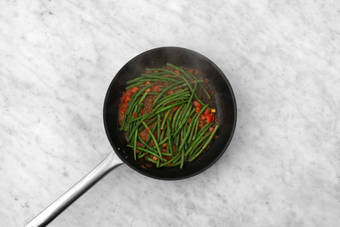 Cuire les haricots verts