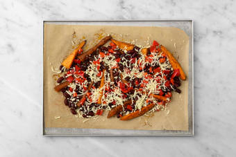 Faire fondre le cheddar