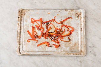 Prep and roast peppers