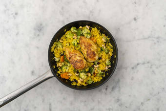 Biriyani fertigstellen