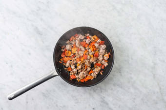 Fry the Mince and Pepper