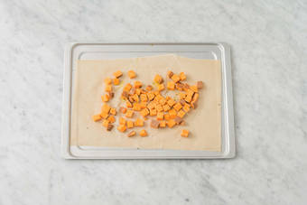 Roast sweet potatoes