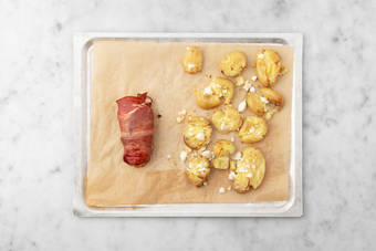 Rosta kött och potatis