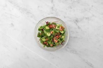 Finish prep and salad