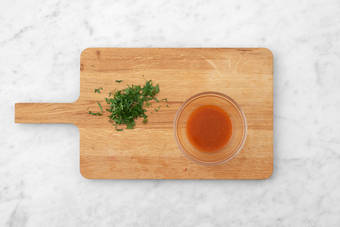 Préparer la vinaigrette
