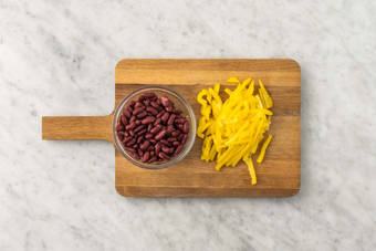 Forbered grønnsaker