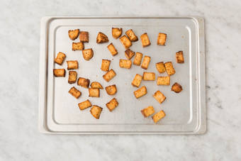 Toast croutons