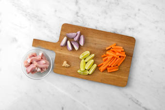 Forbered grøntsager