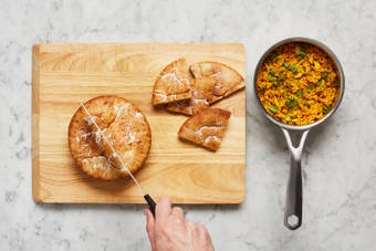 FINISH RICE & TOAST PITAS