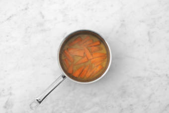 Zoete aardappel koken