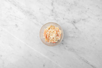 Prep and make apple slaw