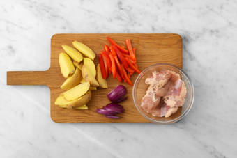 Prepara los ingredientes