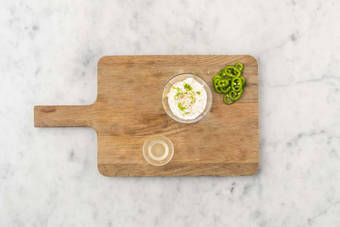 Prep and make lime crema