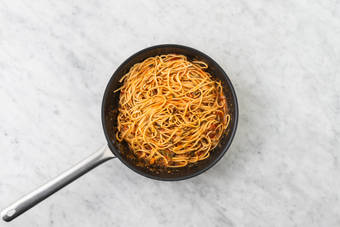 Mantecare gli spaghetti