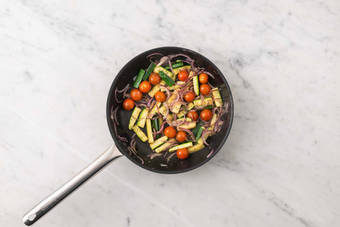 Für das Zatar-Gemüse