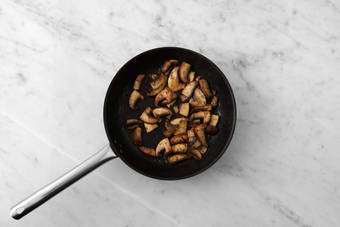 Portobello Pilze braten