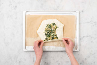 Enfourner la galette