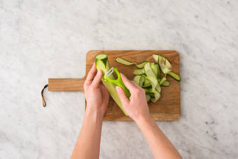 Encurte las verduras