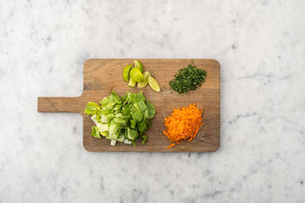 Förbered grönsaker