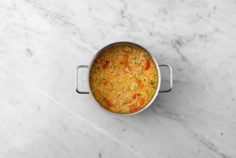 Risotto fertigstellen