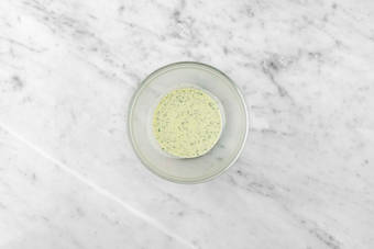 Dressing vorbereiten