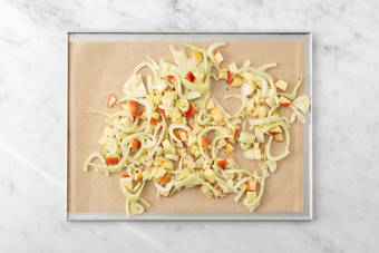 Roast fennel and apples