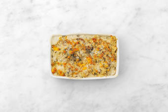 Pastaschotel afmaken