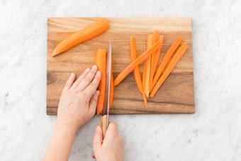 Préparer les carottes 