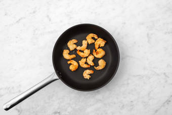 Crevetten frittieren