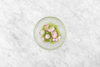 Prep and marinate veggies