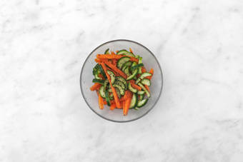 Mariner les légumes 